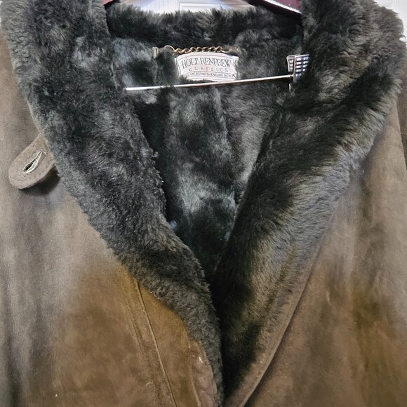 Holt Renfrew Classics Genuine Lambskin Shearling Coat - Made in Canada - S - Picture 7 of 16